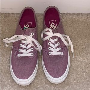 Purple vans Women’s 6.5